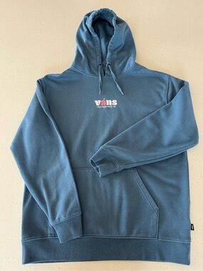 Vans Teal Pullover Hoodie with Small Chest Logo